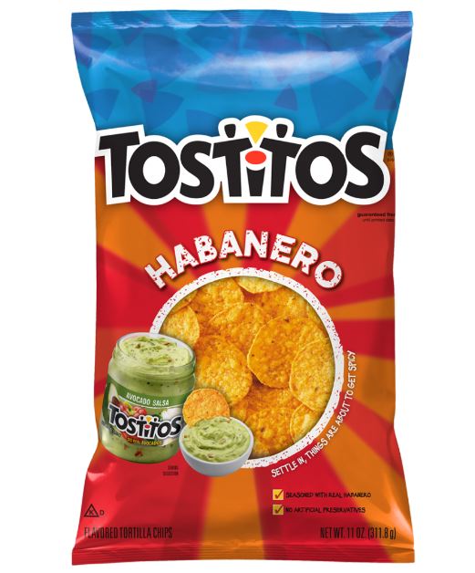 Spicy Snacks: Tostitos Habanero Flavored Bite-Sized Rounds