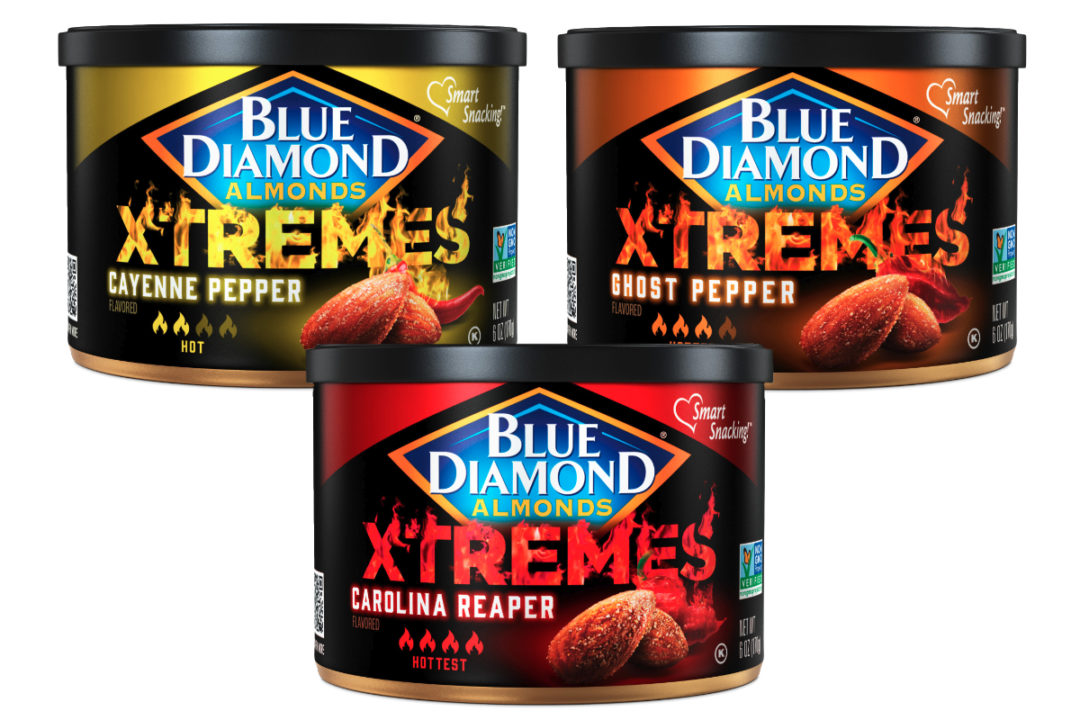 Spicy Snacks: Blue Diamond Almond Xtremes – Cayenne Pepper and Ghost Pepper