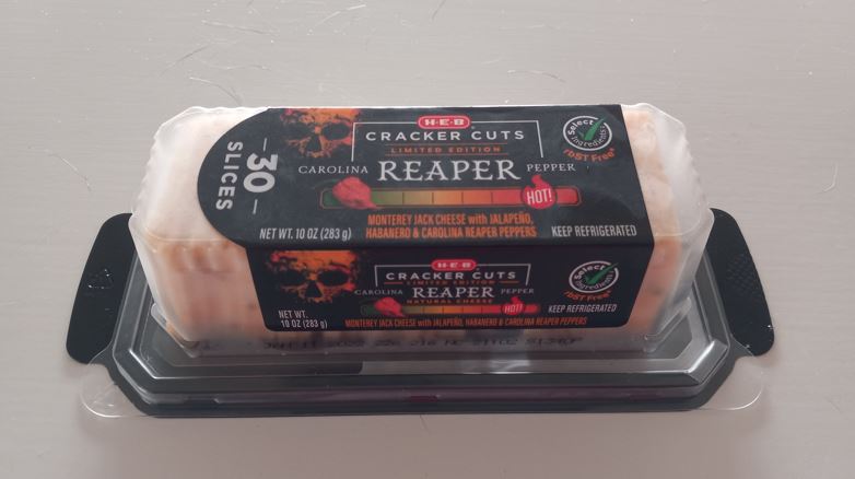 Spicy Snacks: Carolina Reaper Pepper Cracker Cuts Cheese