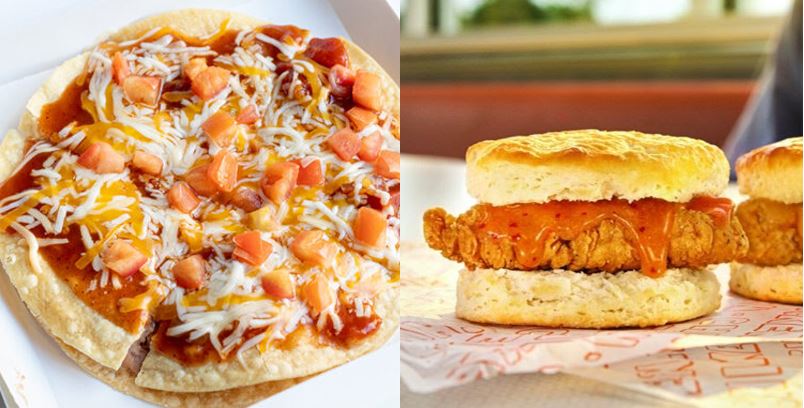 Mexican Pizza Is Returning to Taco Bell, Whataburger Adds Spicy Honey Butter Chicken Biscuit