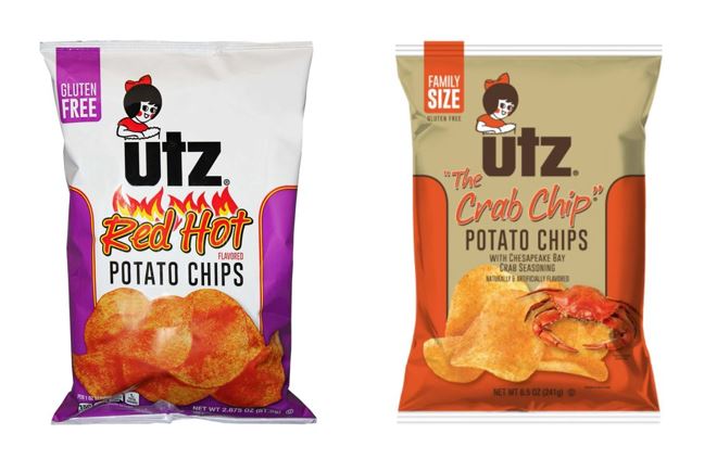 Spicy Snacks: Utz Red Hot Chips and Crab Chips