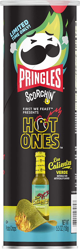 Spicy Snacks: Pringles Scorchin’ Hot Ones Los Calientes Verde