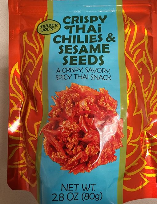 Spicy Snacks: Trader Joe’s Crispy Thai Chilies & Sesame Seeds
