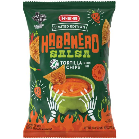 Spicy Snacks: H-E-B Habanero Salsa Tortilla Chips
