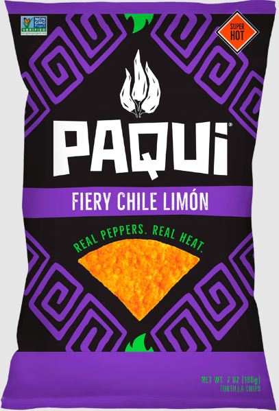 The Fiery Chile Limon chips are Paqui’s answer to the Lays Flamin’ Hot, and I consider these a much superior chip that brings the heat