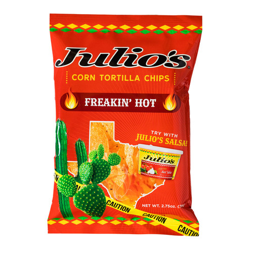 Spicy Snacks: Julio’s Freakin’ Hot Corn Tortilla Chips