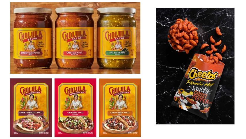 Cholula Adds Salsa and Seasoning, Cheetos Kicks Up the Heat with Flamin’ Hot Smoky Ghost Pepper Puffs