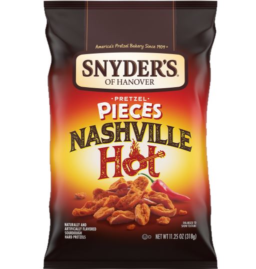Spicy Snacks: Nashville Hot Pretzel Pieces from Snyder’s of Hanover