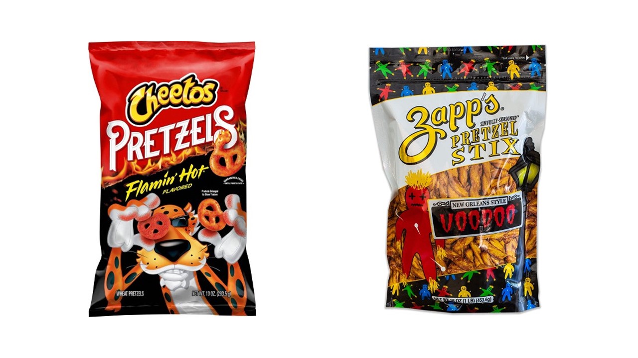 Spicy Snack Roundup: Cheetos Flamin’ Hot Pretzels and Zapp’s Voodoo Pretzels